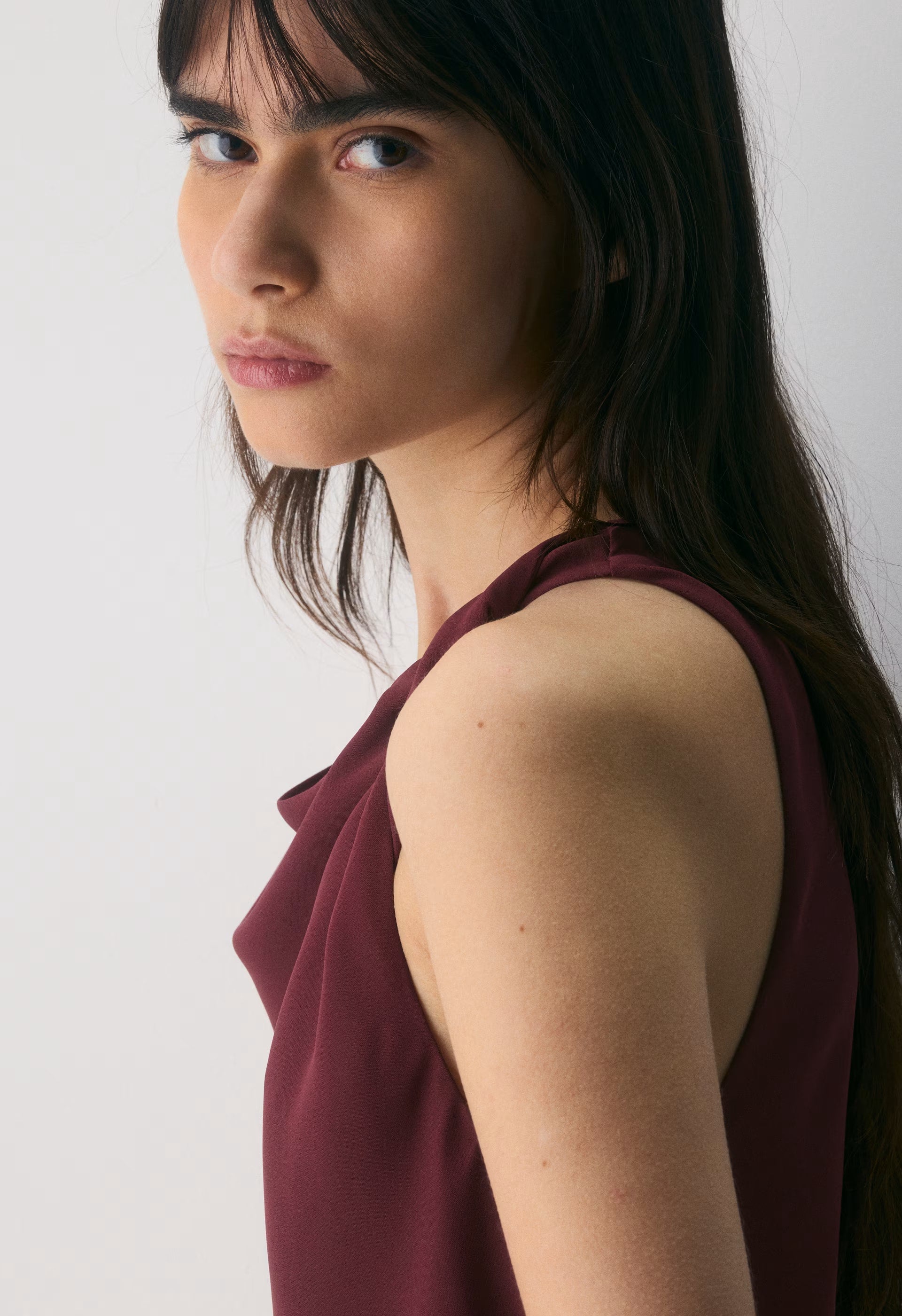 Account Dress - SUMAC BURGUNDY