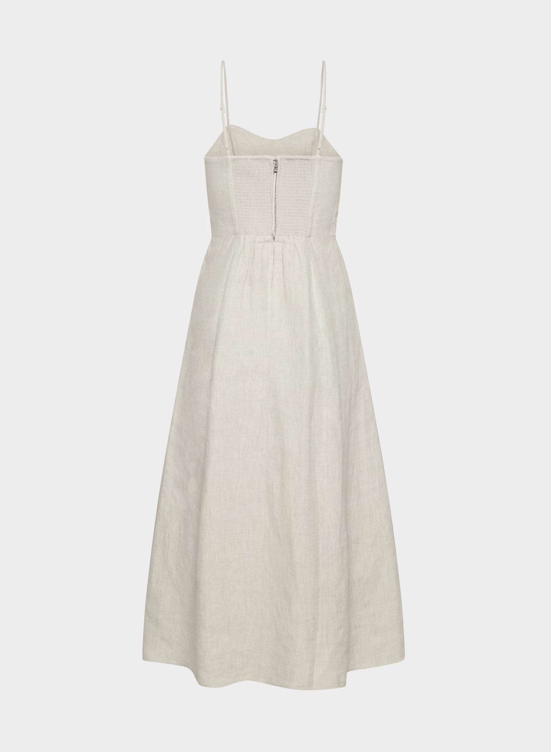 Barrafina Linen Dress - UNDYED ECRU