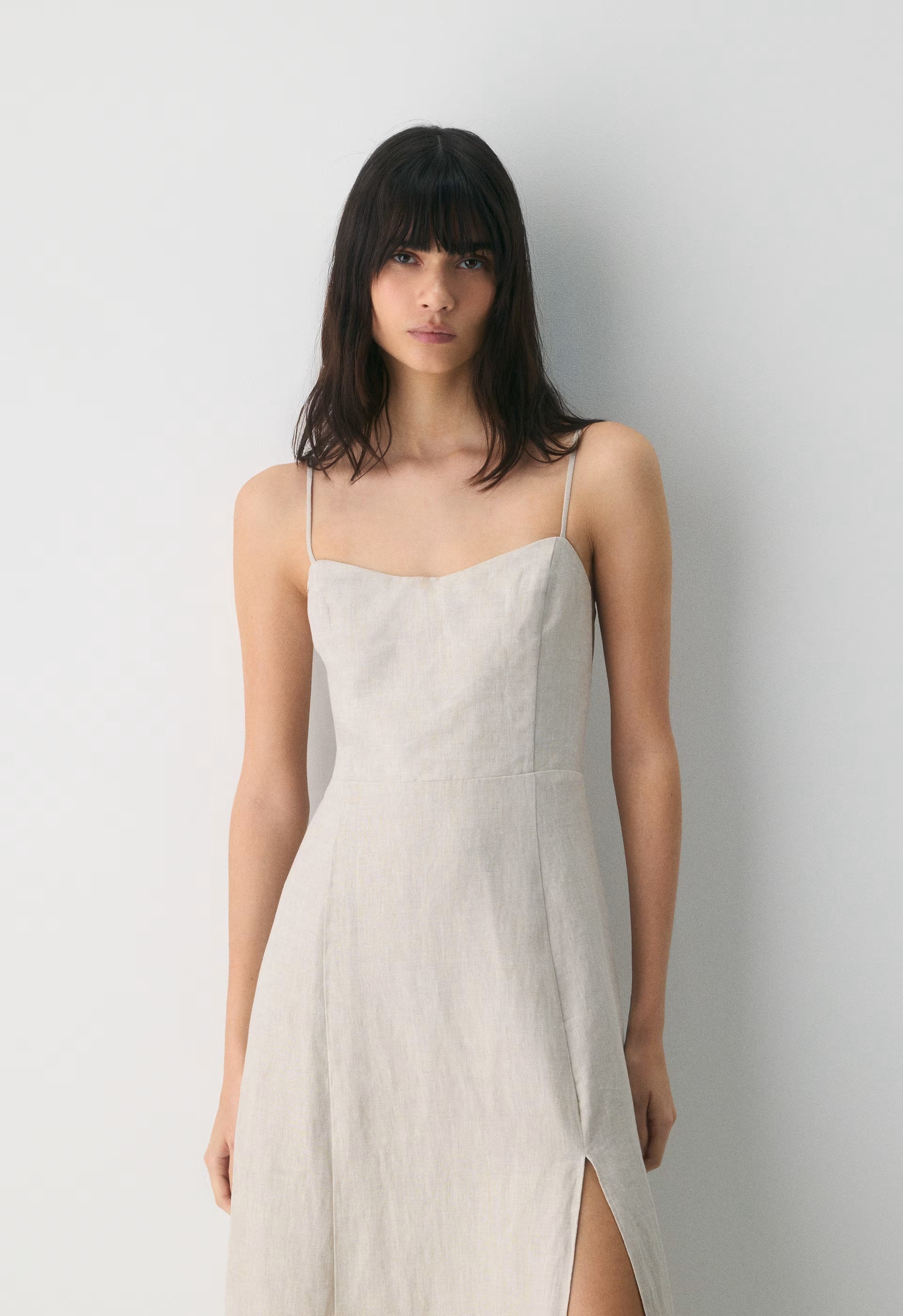 Barrafina Linen Dress - UNDYED ECRU