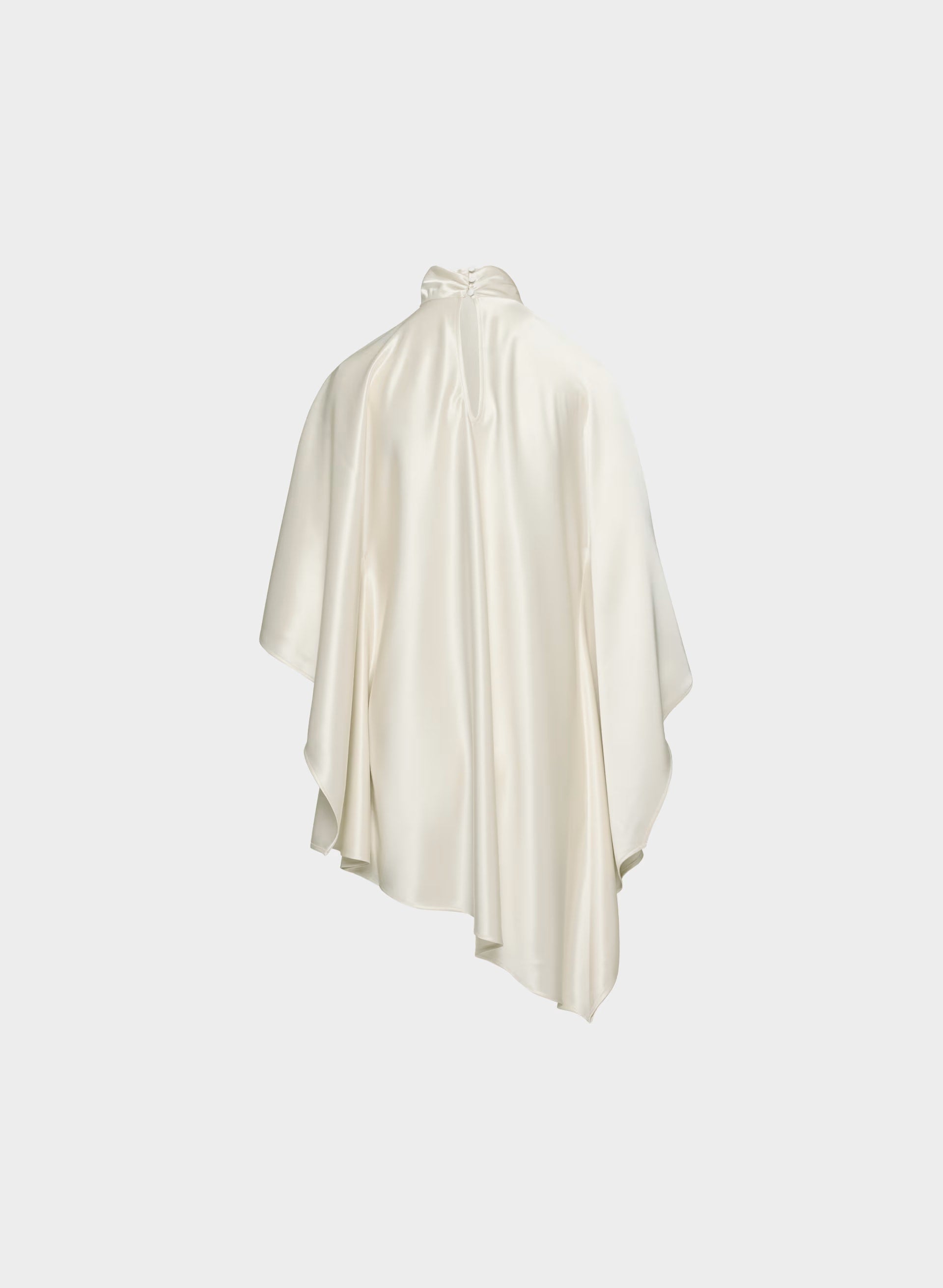 Fan Satin Dress - LIGHT BIRCH
