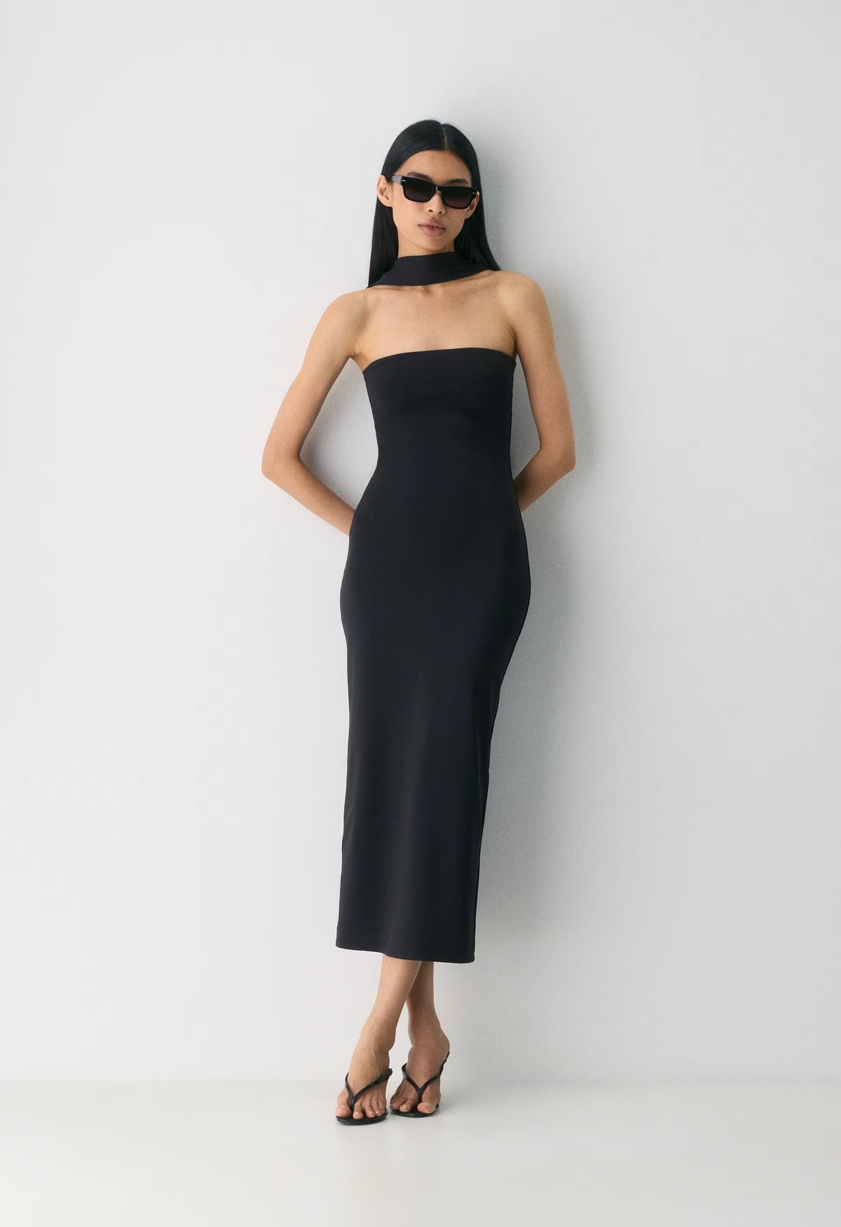 Original Contour Alluvion Dress - BLACK
