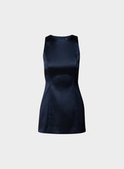 Charleston Satin Dress - ADMIRAL