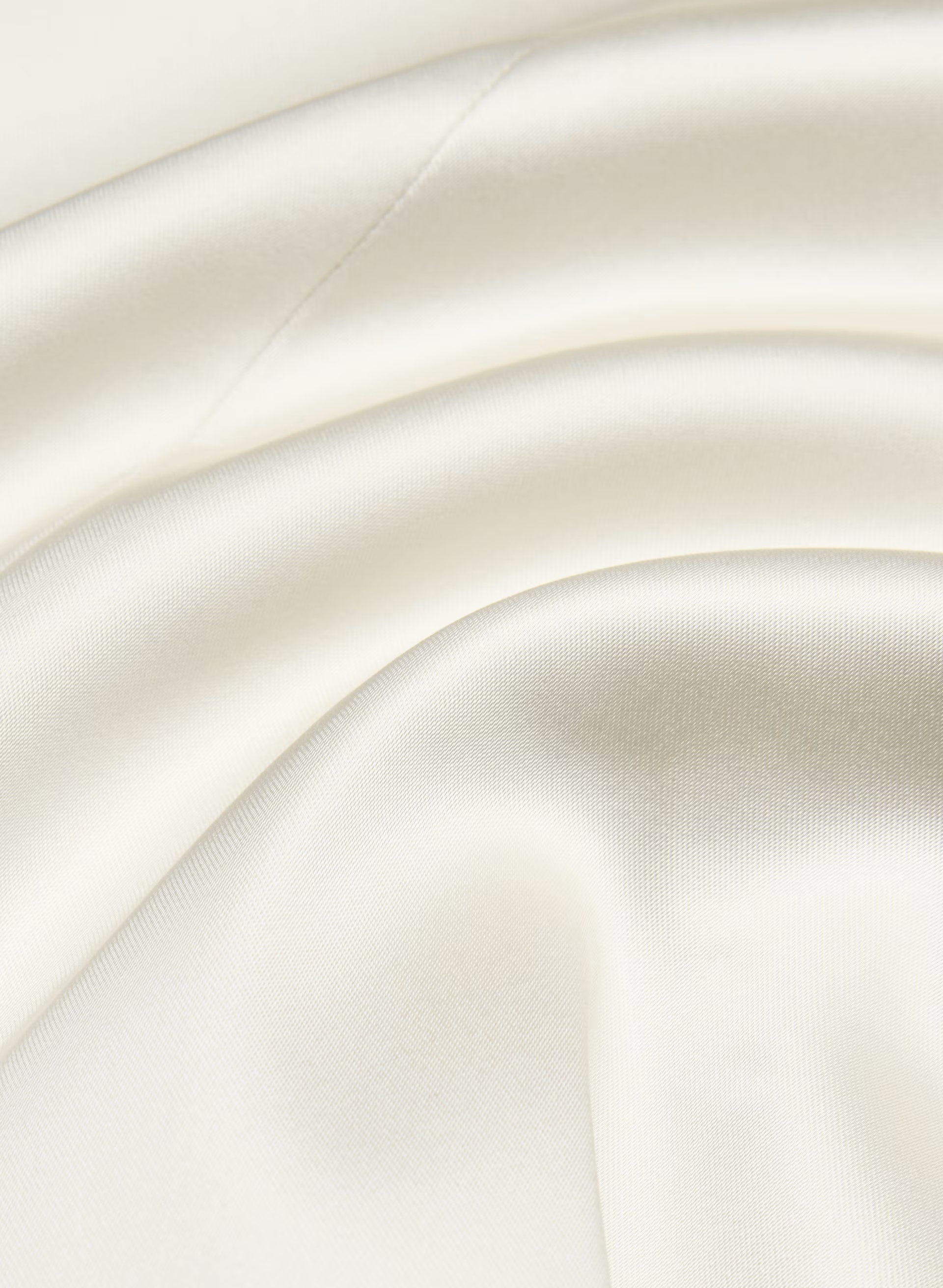 Charleston Satin Dress - WHISPER WHITE
