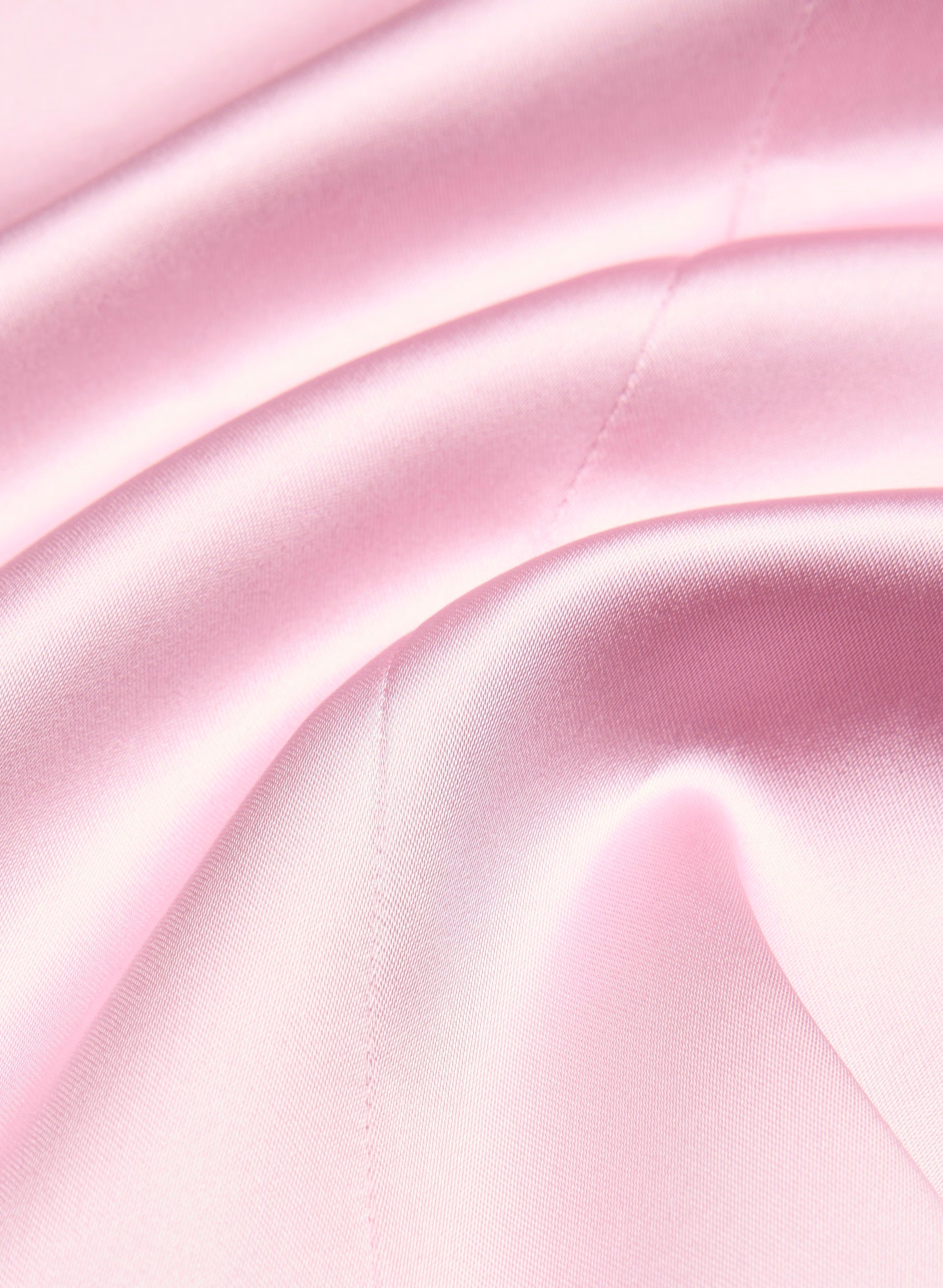 Charleston Satin Dress - MILKSHAKE PINK
