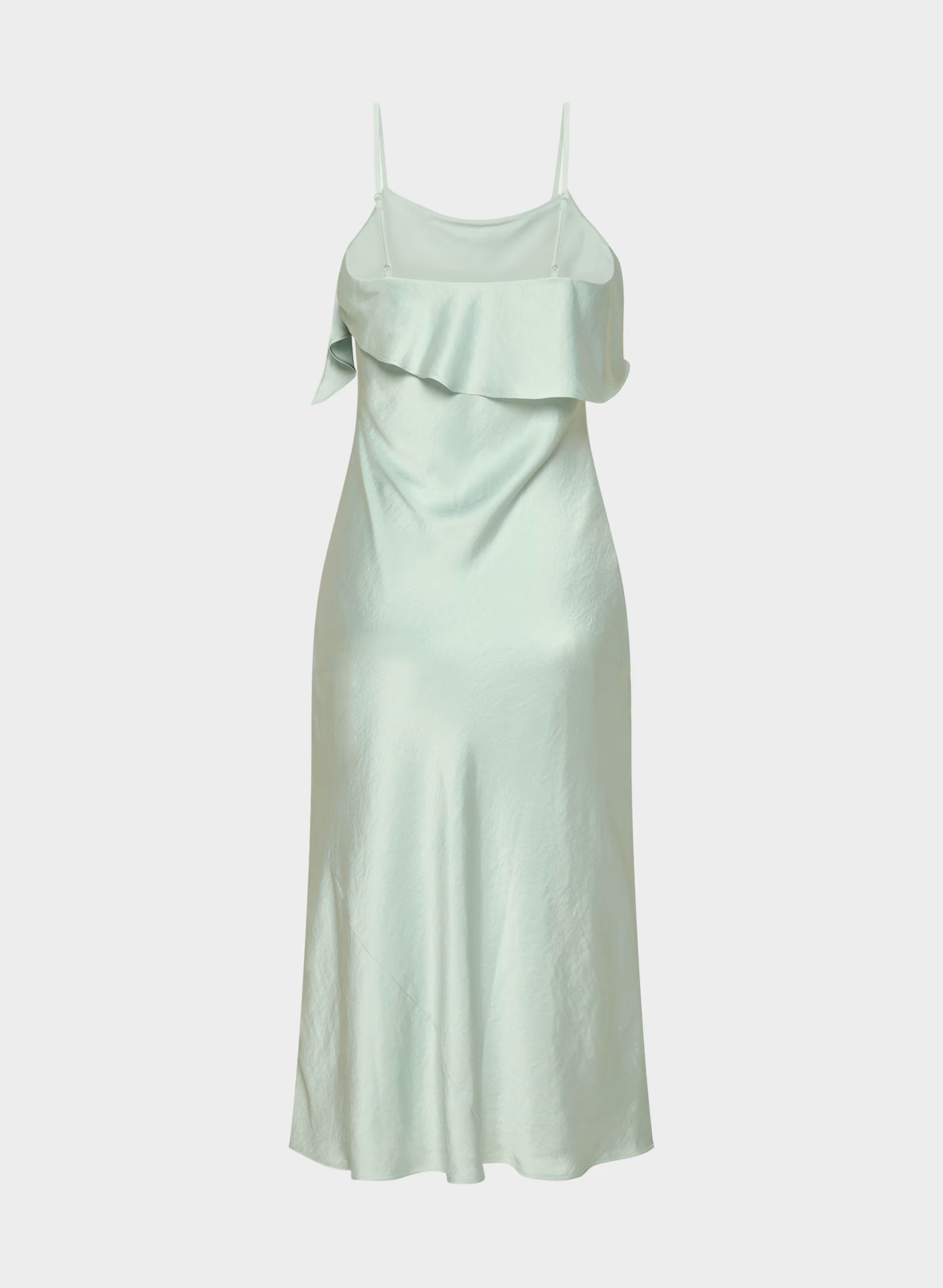 Cannelle Satin Dress - AGAVE GREEN