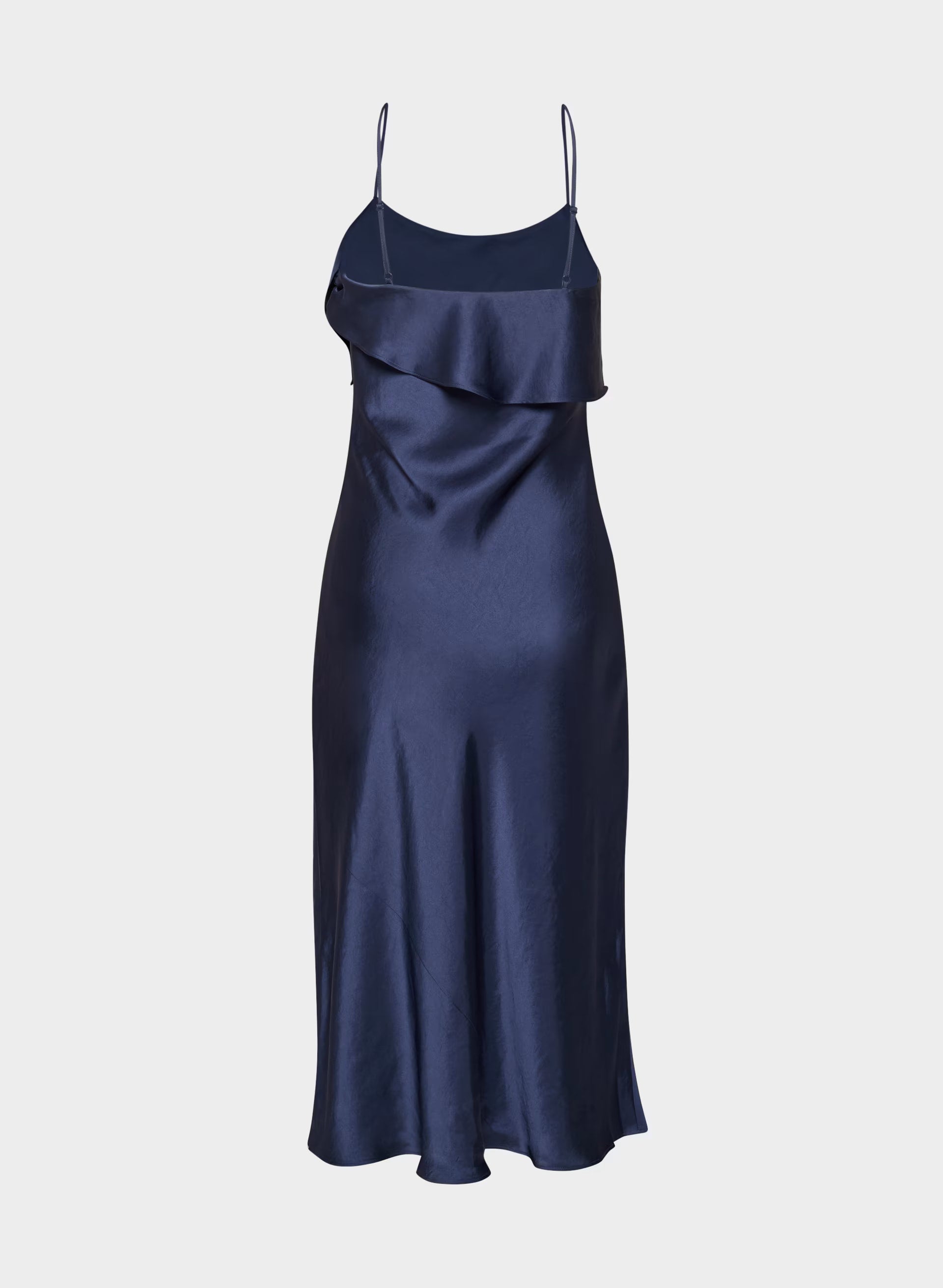 Cannelle Satin Dress - HARBOUR NAVY