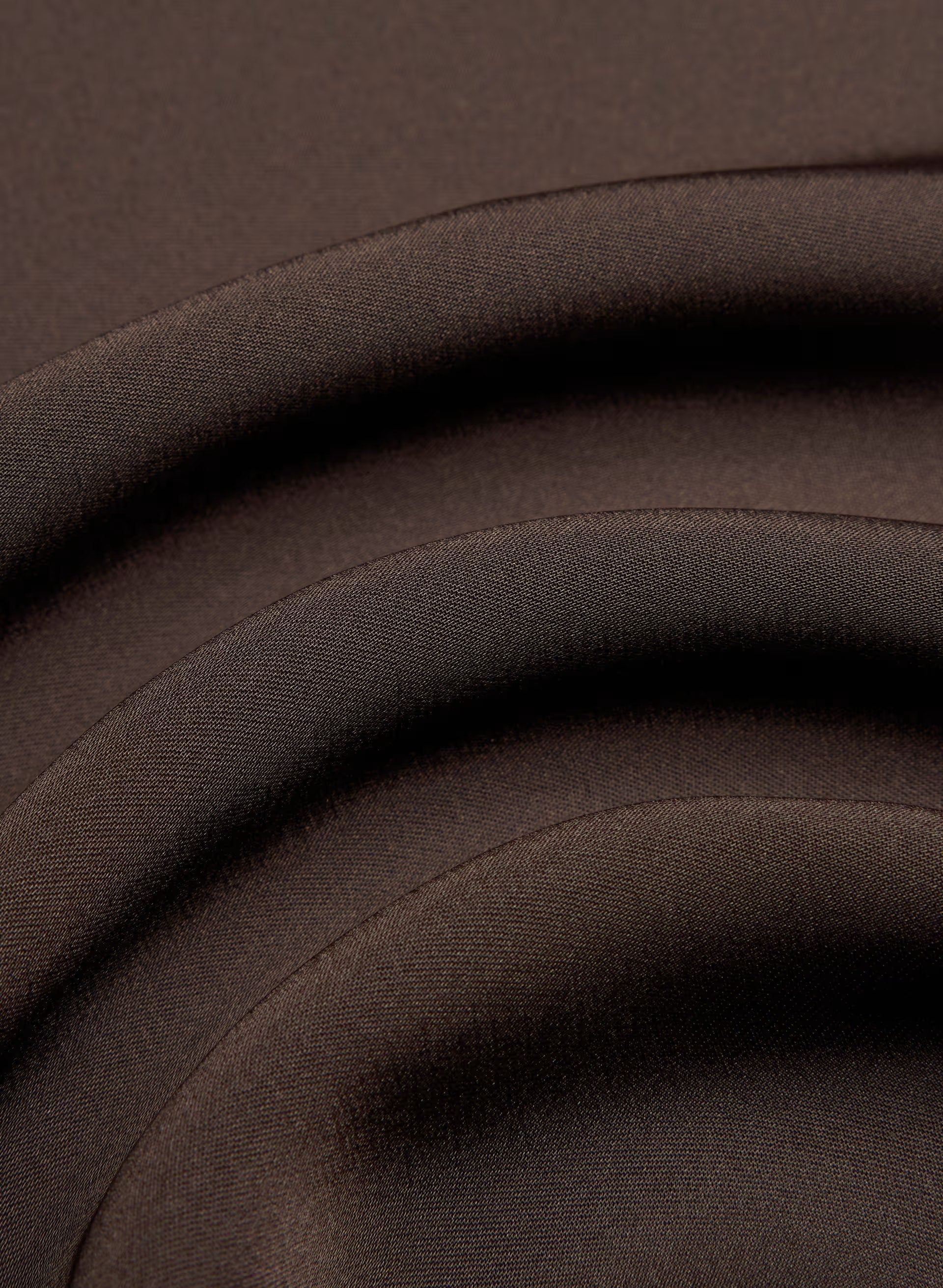 Audience Satin Maxi Halter Dress - RICH MOCHA BROWN