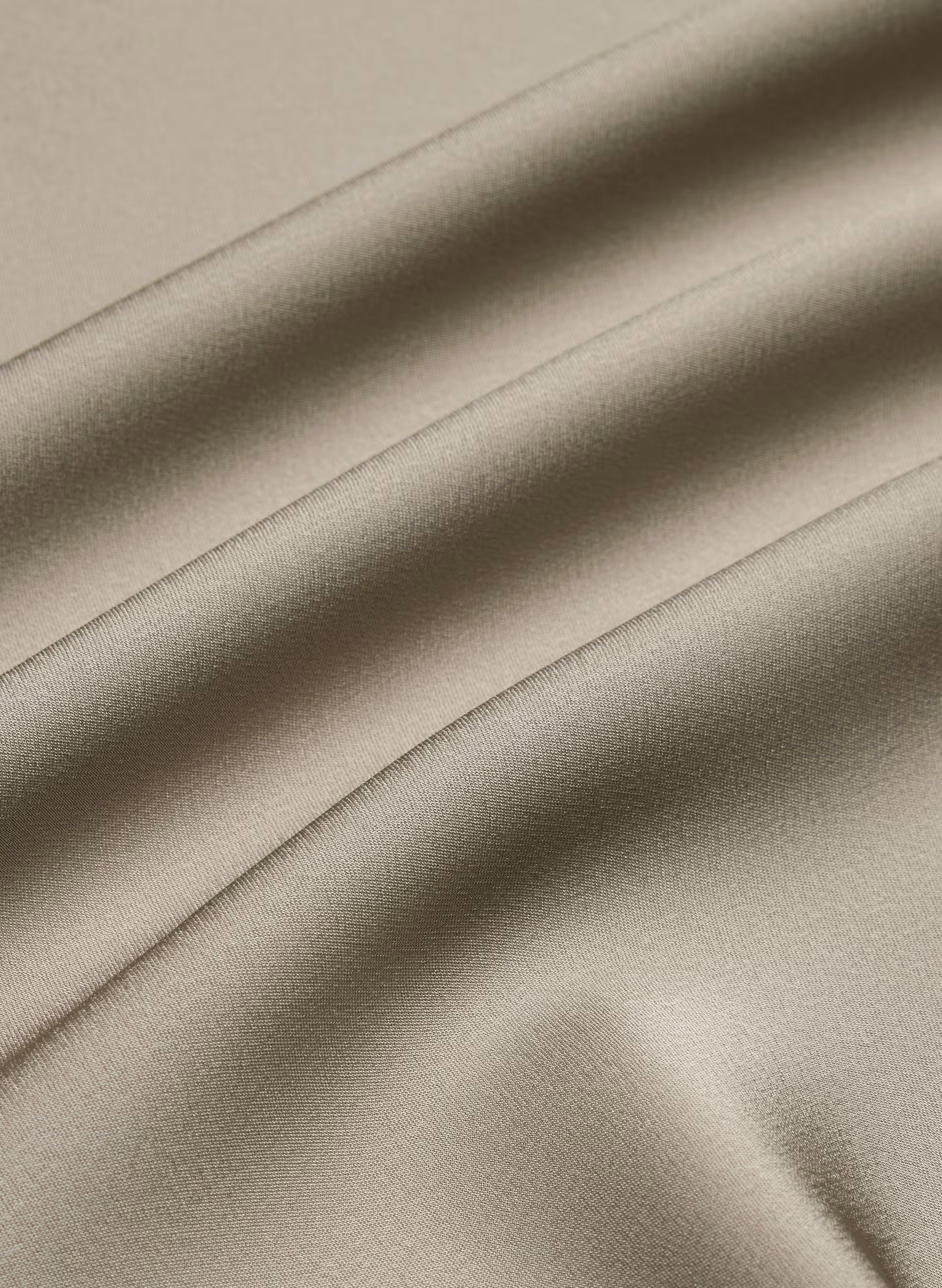 Audience Satin Maxi Halter Dress - NOMAD TAUPE