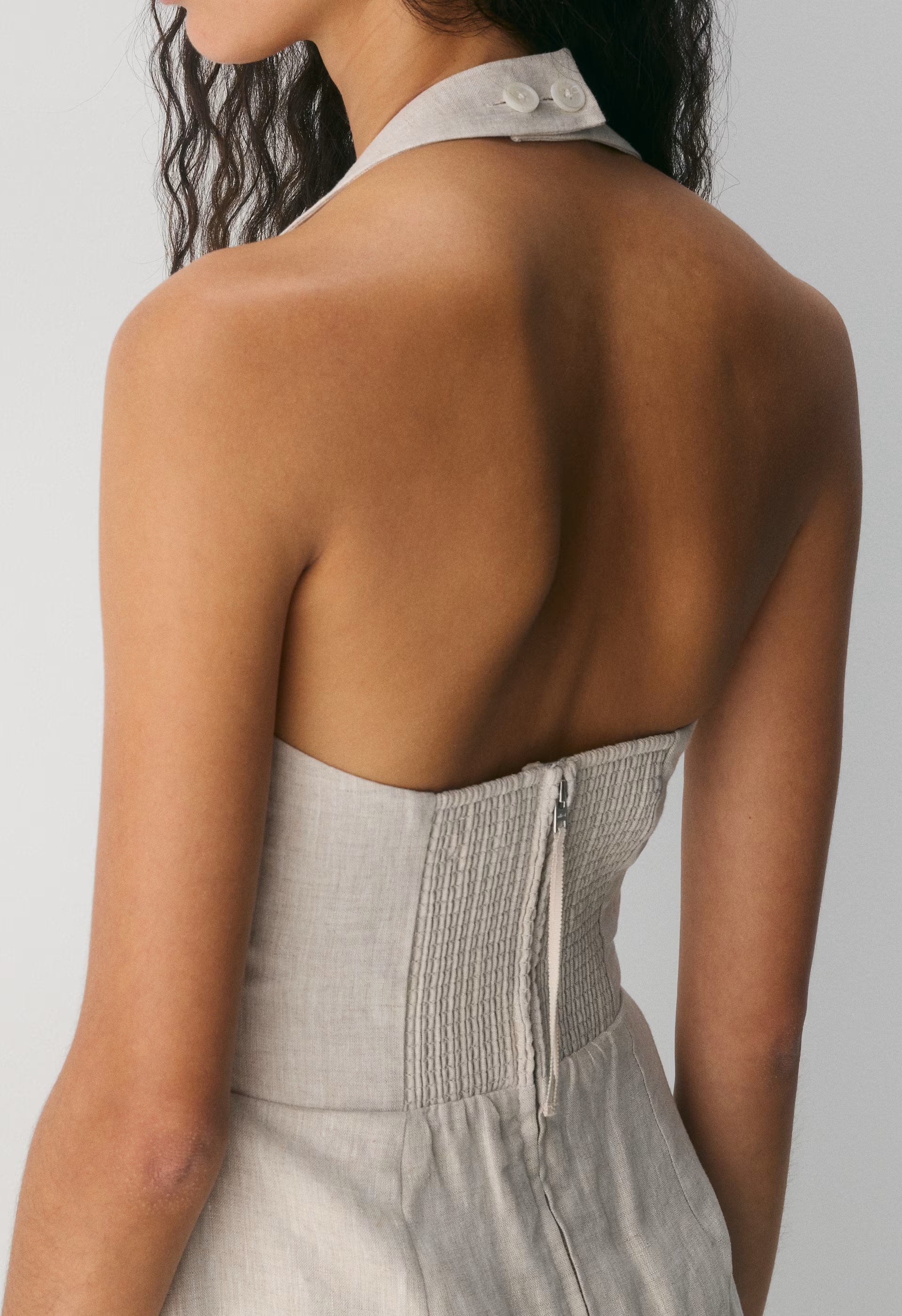 Whisper Linen Dress - BLACK