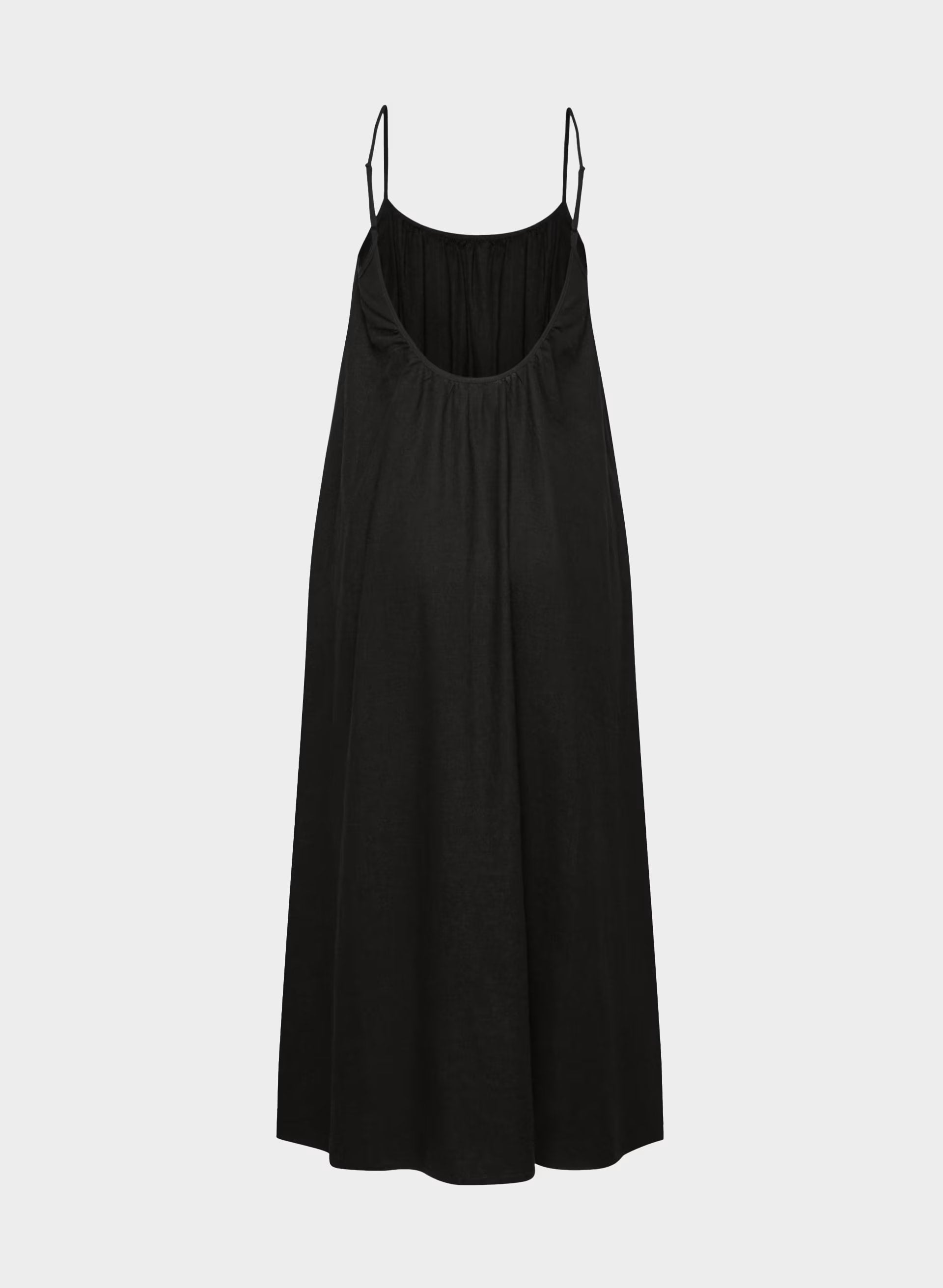 Wellbeing Linen Dress - BLACK