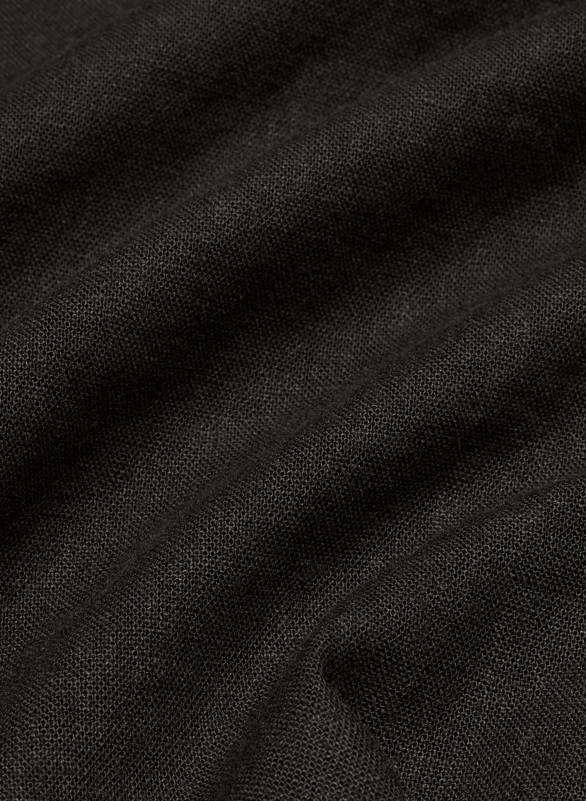 Wellbeing Linen Dress - BLACK
