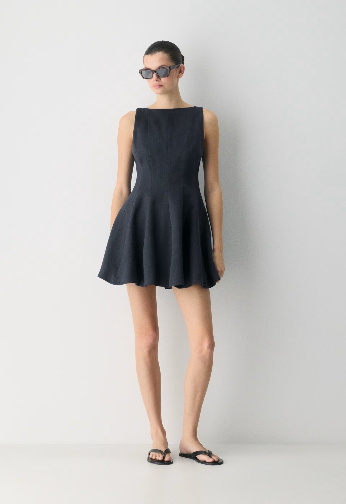 Proxy Linen Dress - ADMIRAL