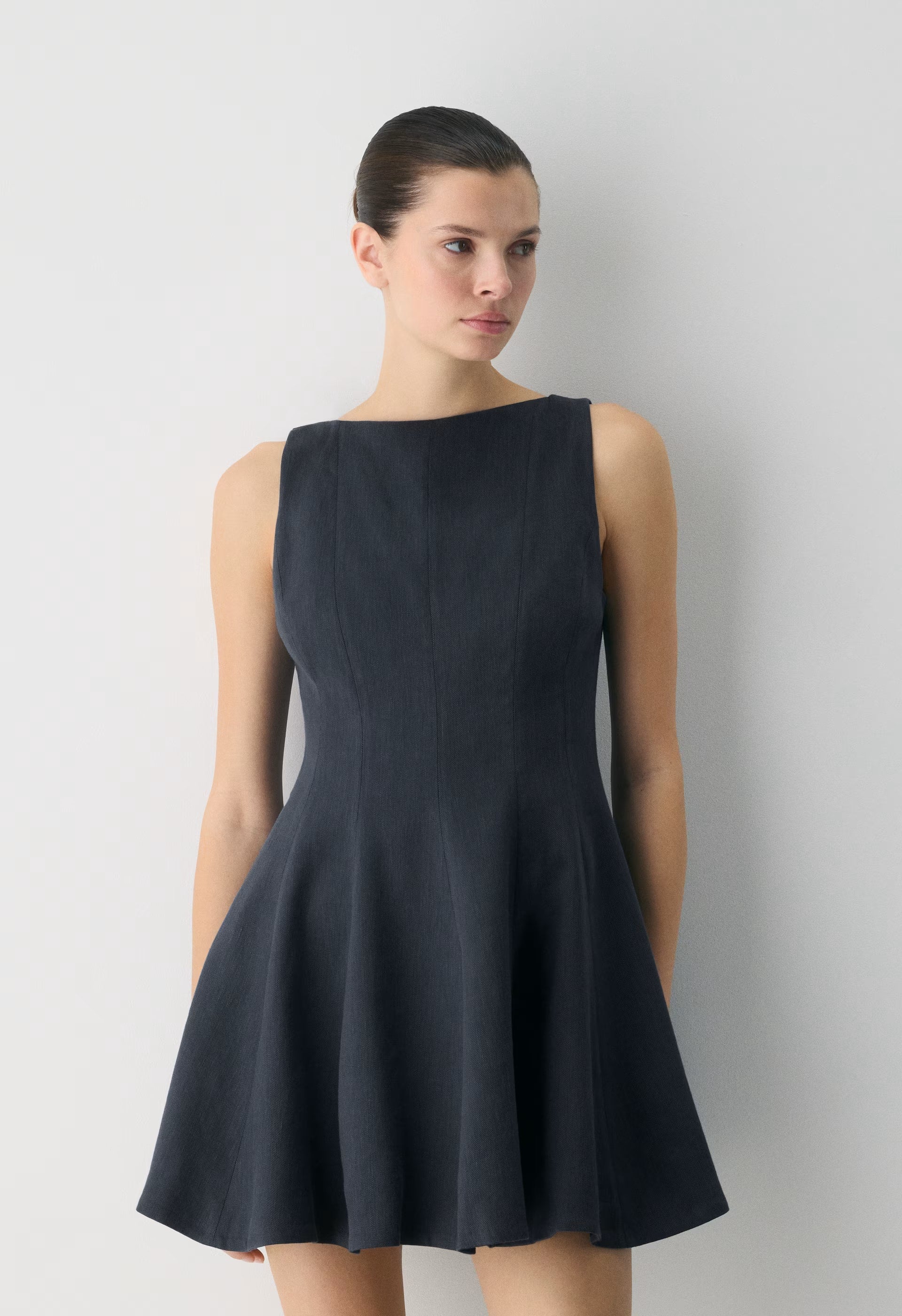 Proxy Linen Dress - ADMIRAL