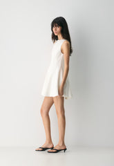 Proxy Linen Dress - LIGHT BIRCH