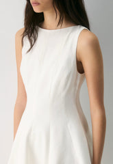 Proxy Linen Dress - LIGHT BIRCH