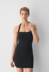 Original Contour Optimum Halter Dress - BLACK
