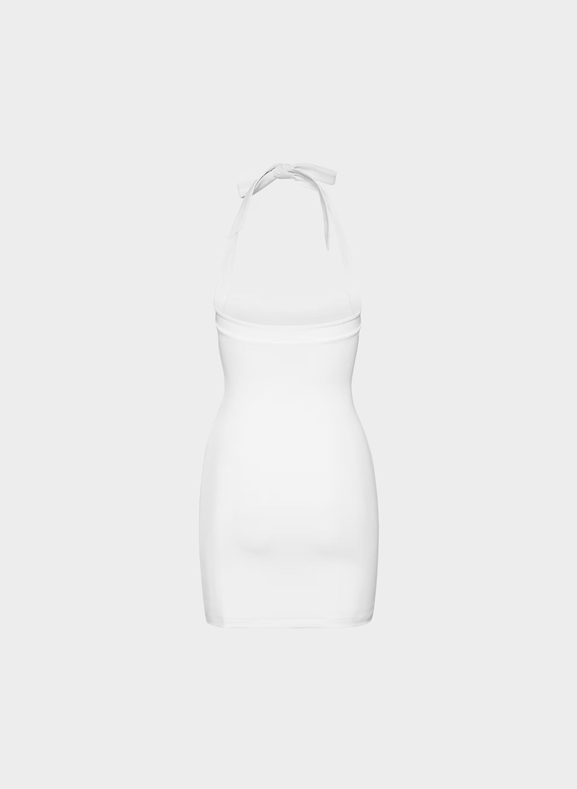 Original Contour Optimum Halter Dress - BRIGHT WHITE