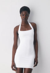 Original Contour Optimum Halter Dress - BRIGHT WHITE
