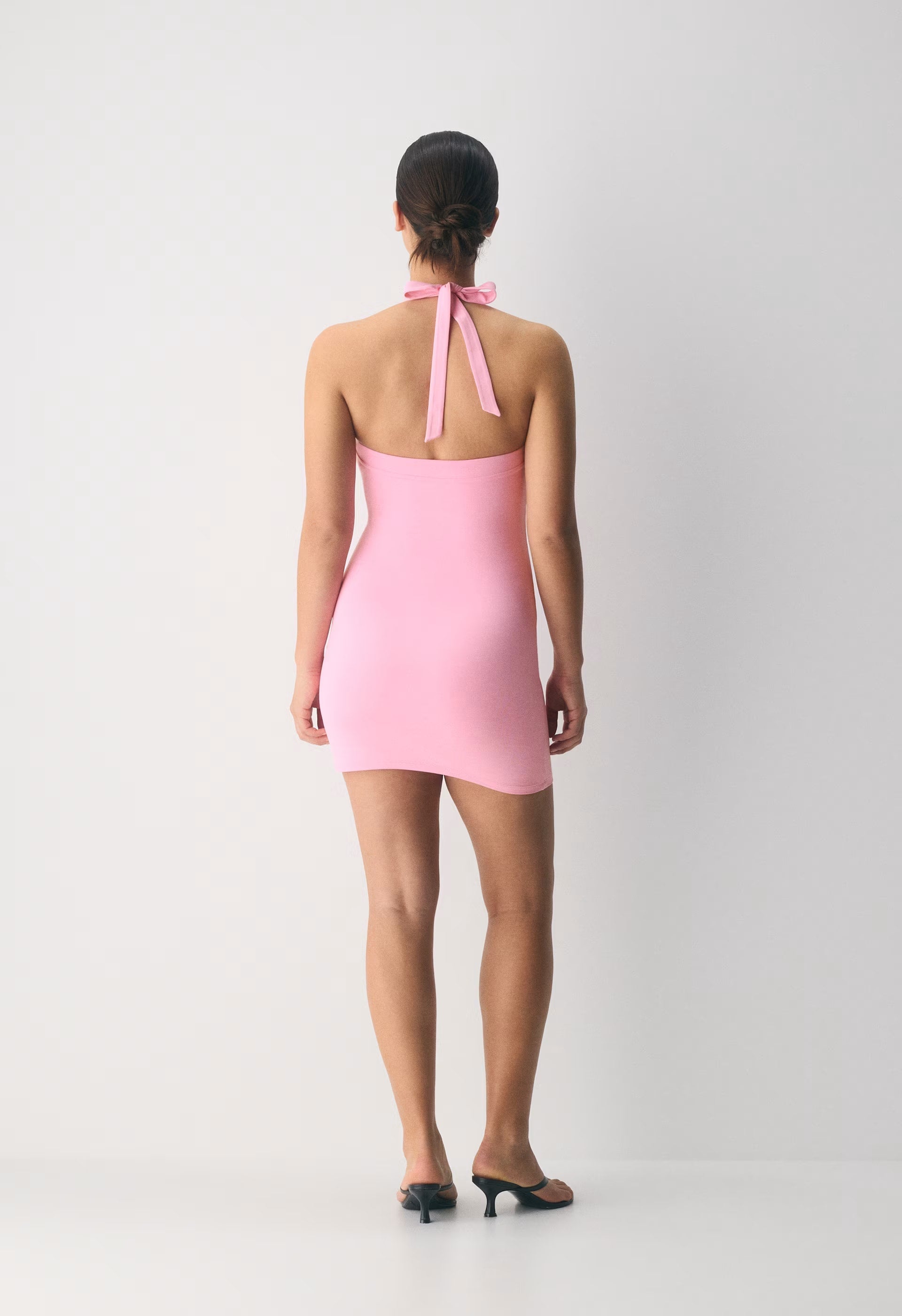 Original Contour Optimum Halter Dress - JELLYBEAN PINK