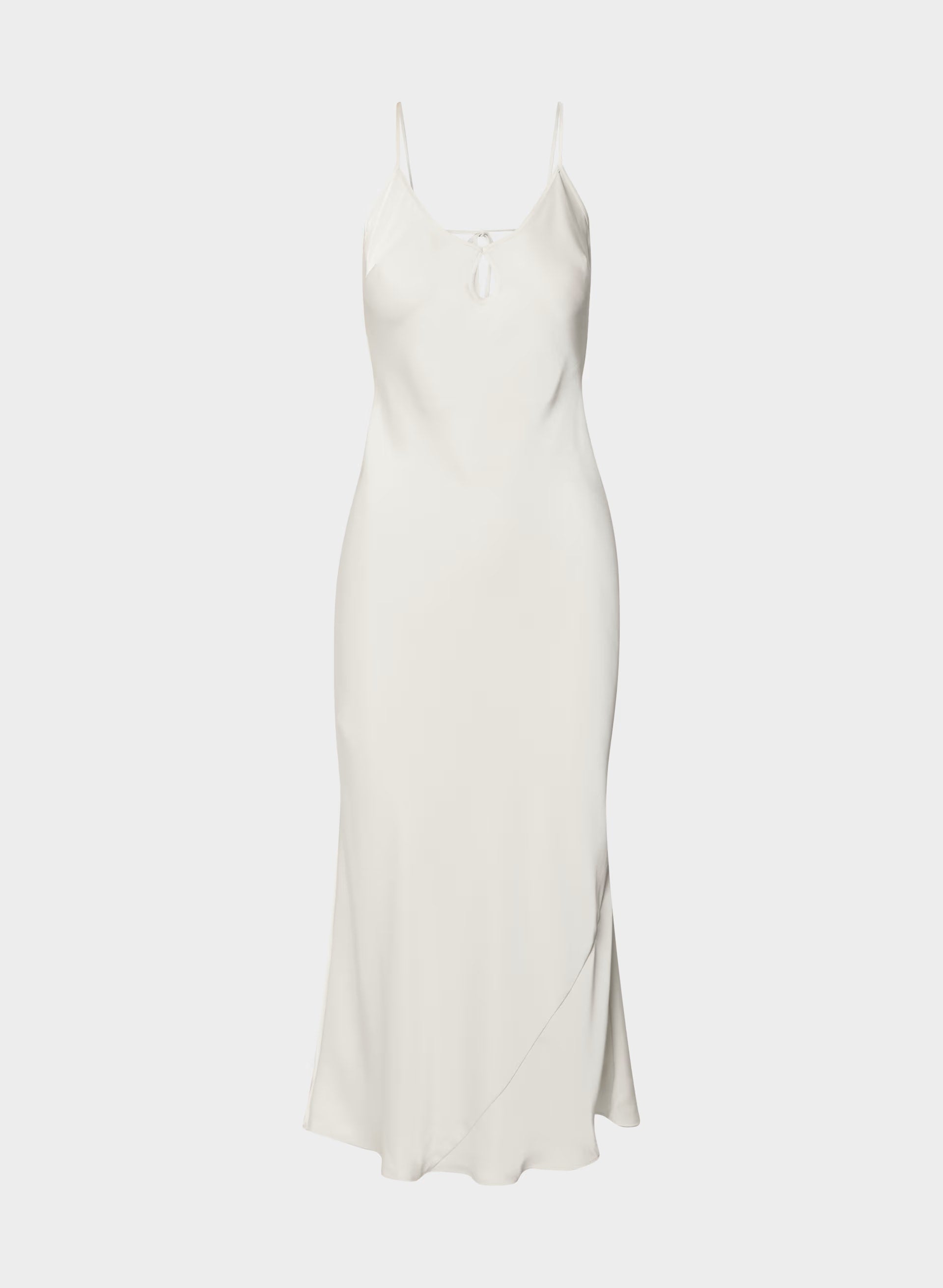 Duskfall Satin Dress - MATTE PEARL