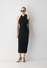 FigureKnit™ Guestlist Dress - BLACK