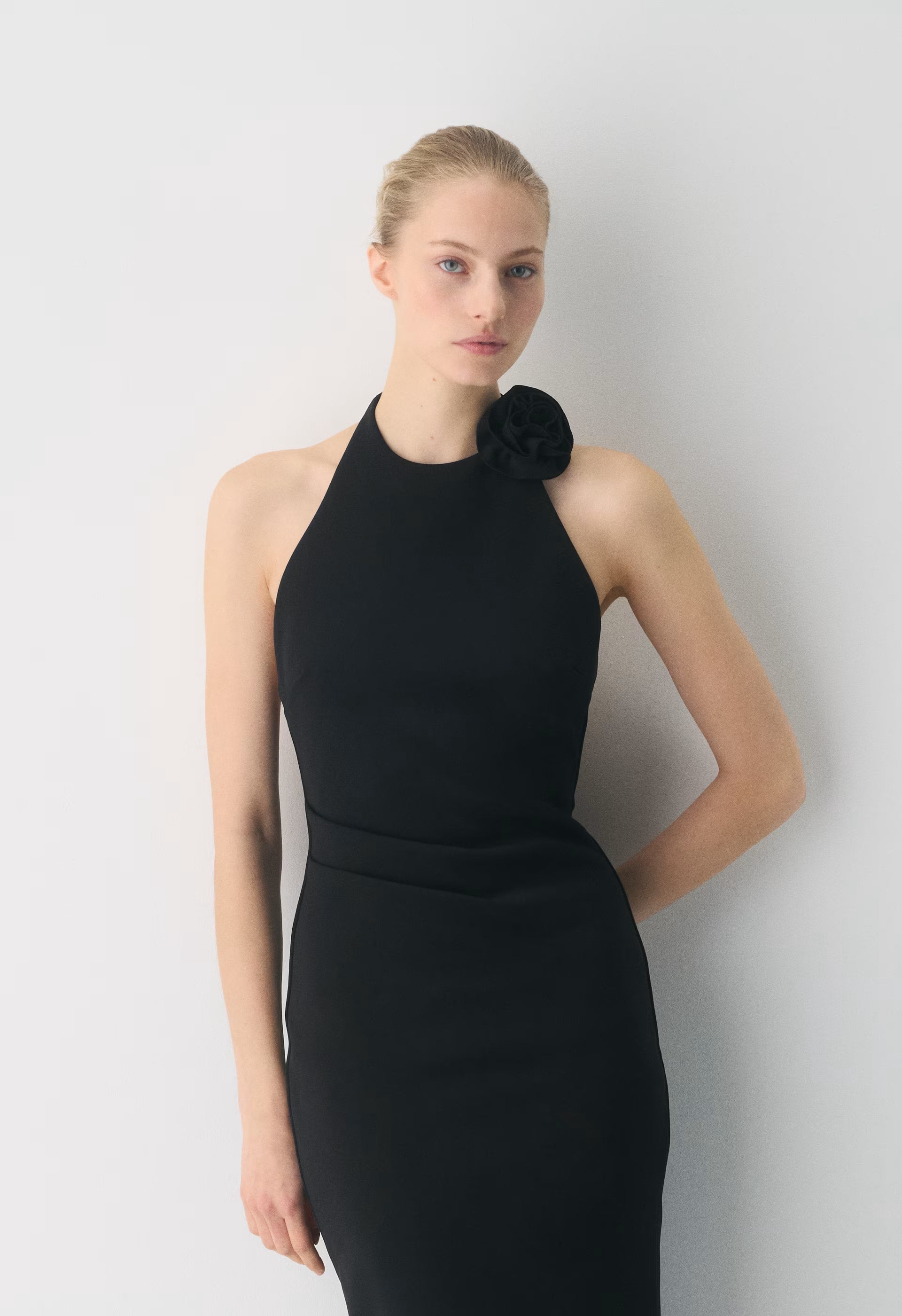 FigureKnit™ Guestlist Dress - BLACK