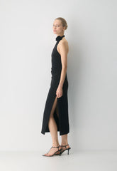 FigureKnit™ Guestlist Dress - BLACK