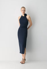 FigureKnit™ Guestlist Dress - INDIGO INK