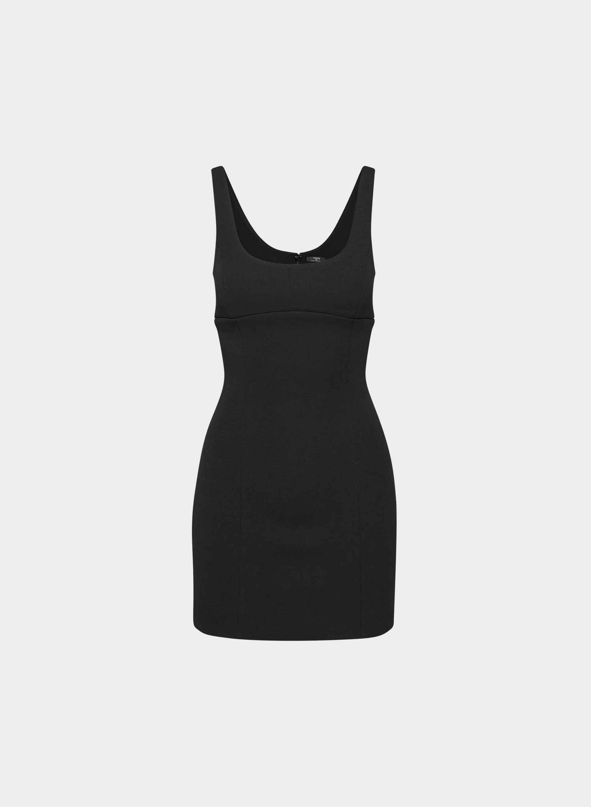 FigureKnit™ Admission Dress - BLACK