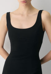 FigureKnit™ Admission Dress - BLACK