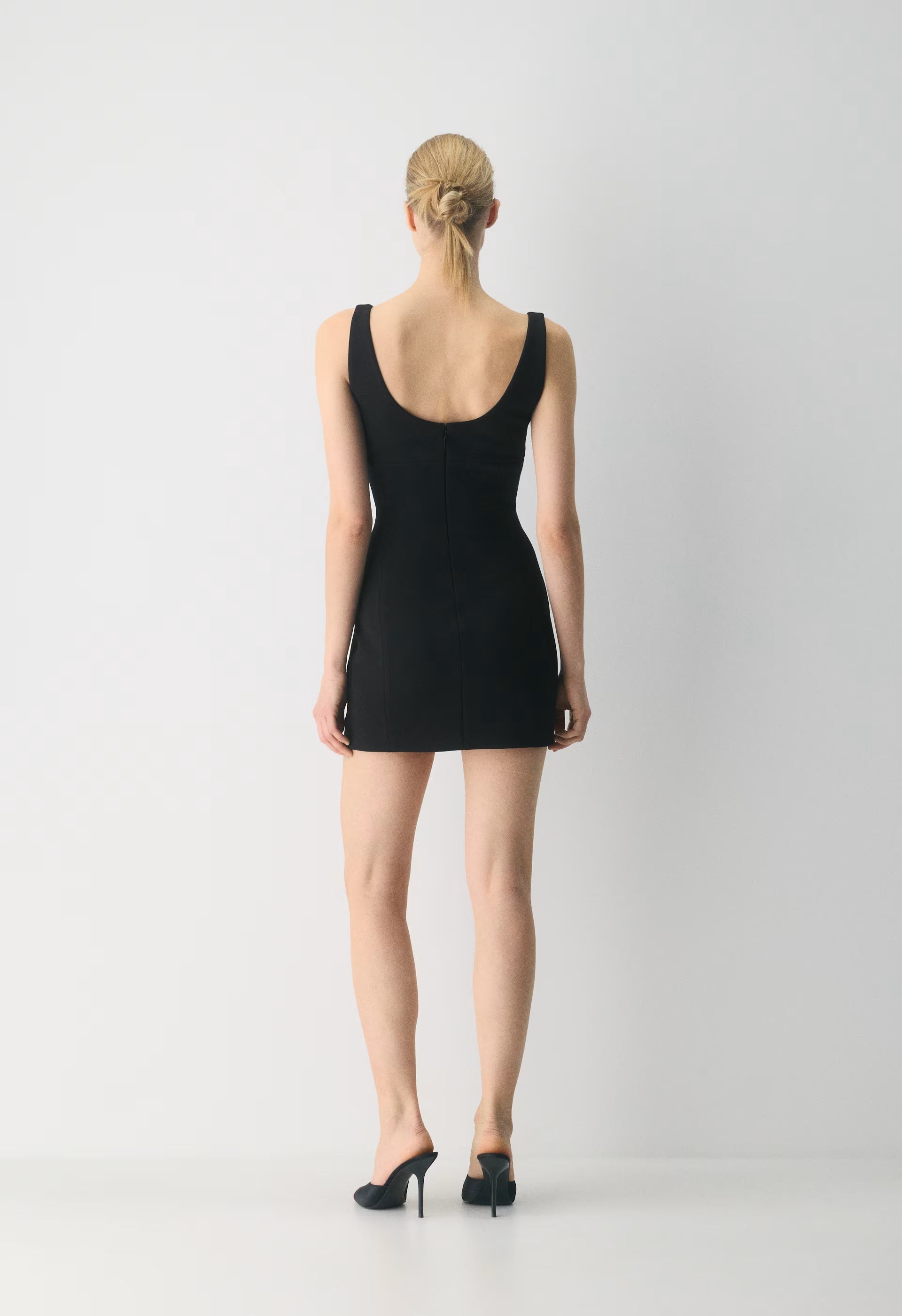 FigureKnit™ Admission Dress - BLACK