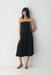 Lightwell Dress - Crepette™ - BLACK