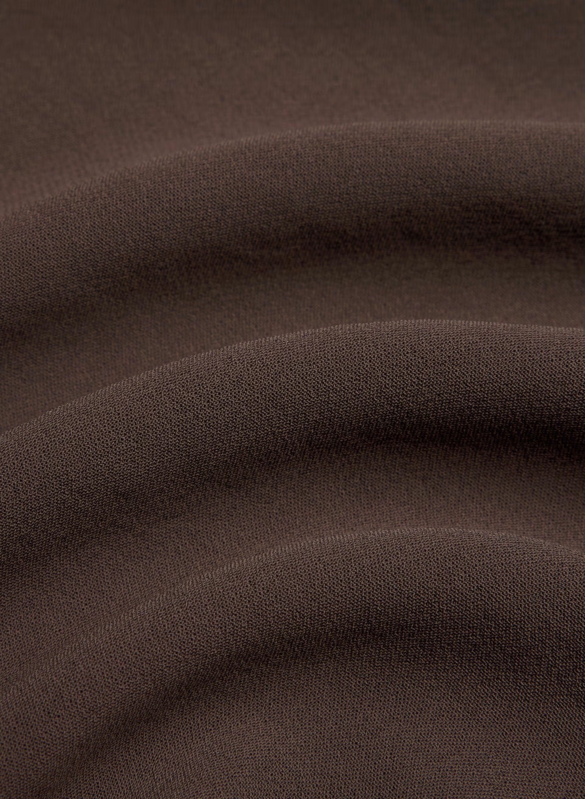 Lightwell Dress - Crepette™ - RICH MOCHA BROWN