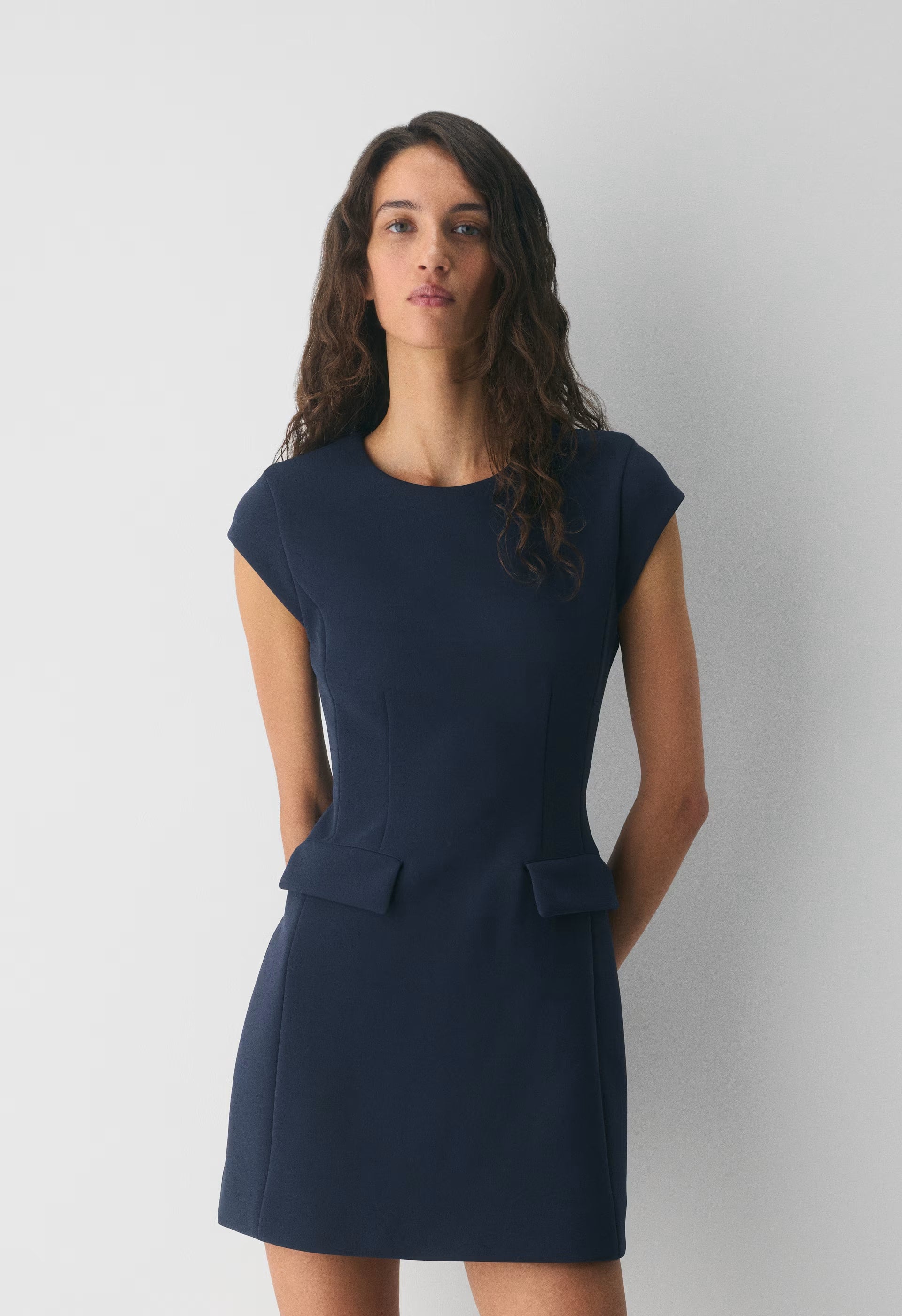 FigureKnit™ Priestly Dress - MARTINI OLIVE