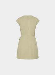 FigureKnit™ Priestly Dress - MARTINI OLIVE