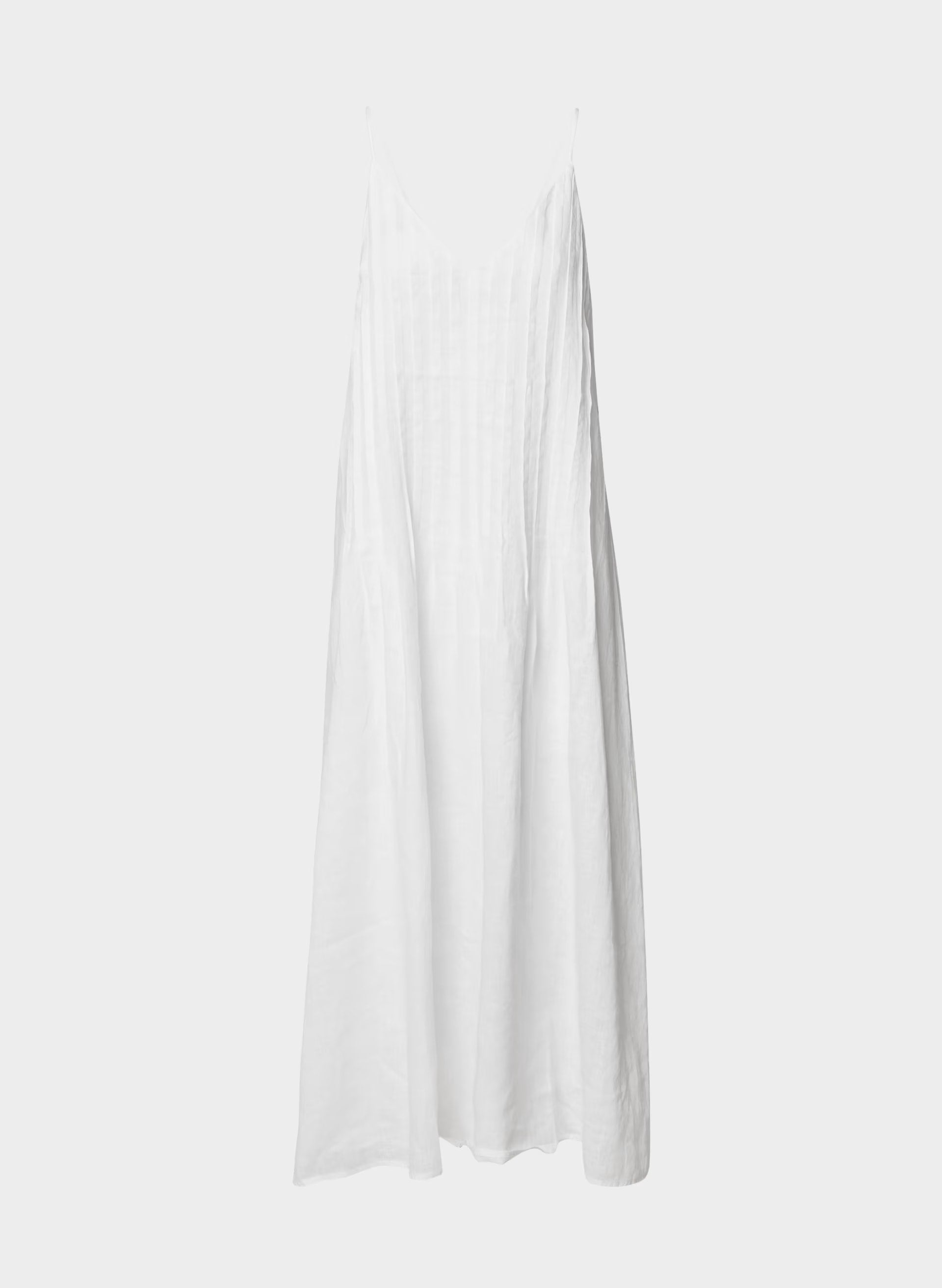 Casbah Linen Dress - WHITE