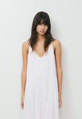Casbah Linen Dress - WHITE