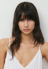 Casbah Linen Dress - WHITE