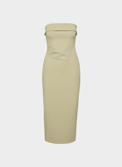 FigureKnit™ Eyecatcher Dress - MARTINI OLIVE