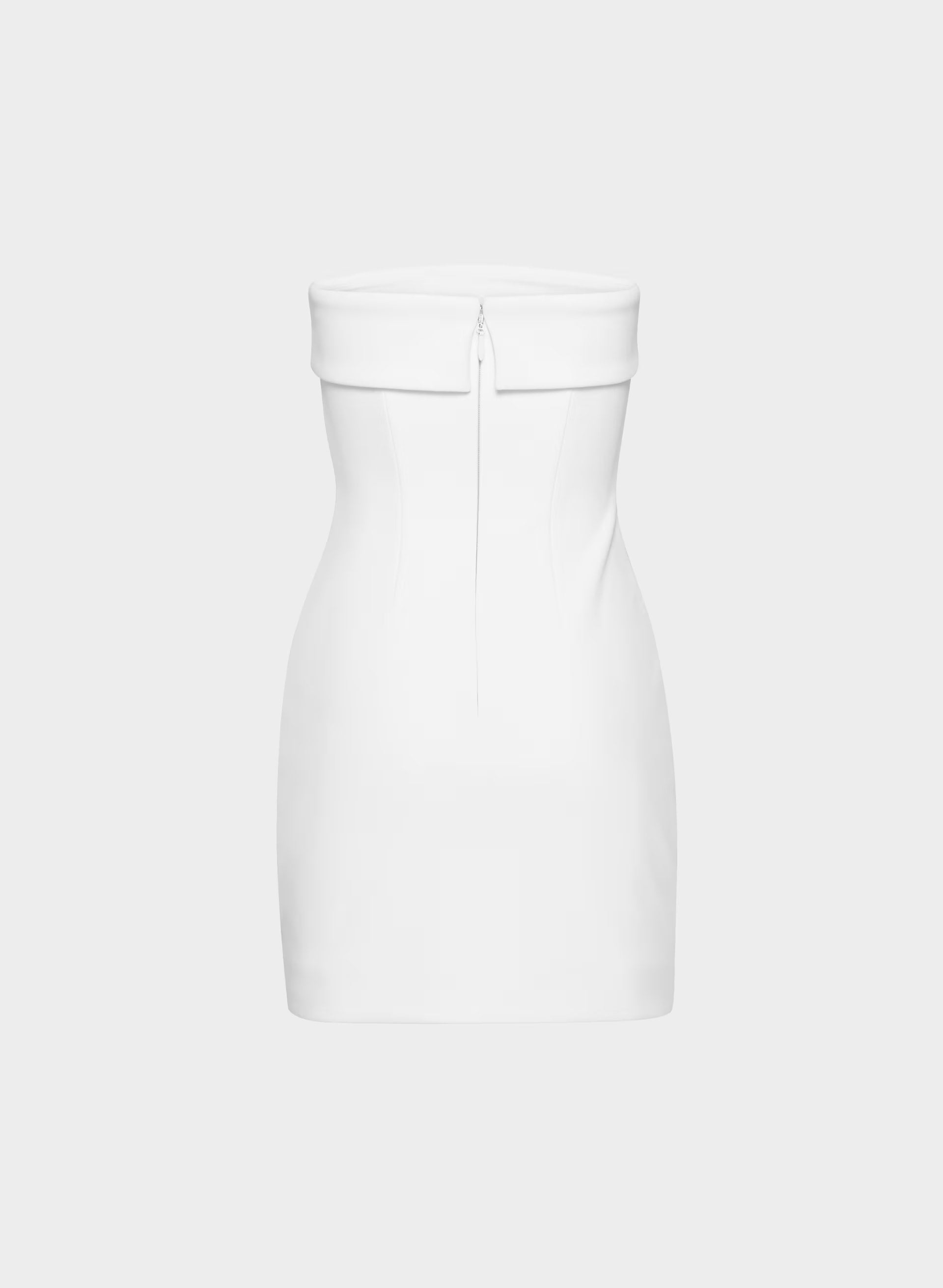 FigureKnit™ Eyecatcher Mini Dress - BRIGHT WHITE