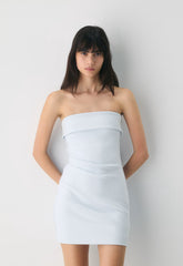 FigureKnit™ Eyecatcher Mini Dress - MIDDAY BLUE
