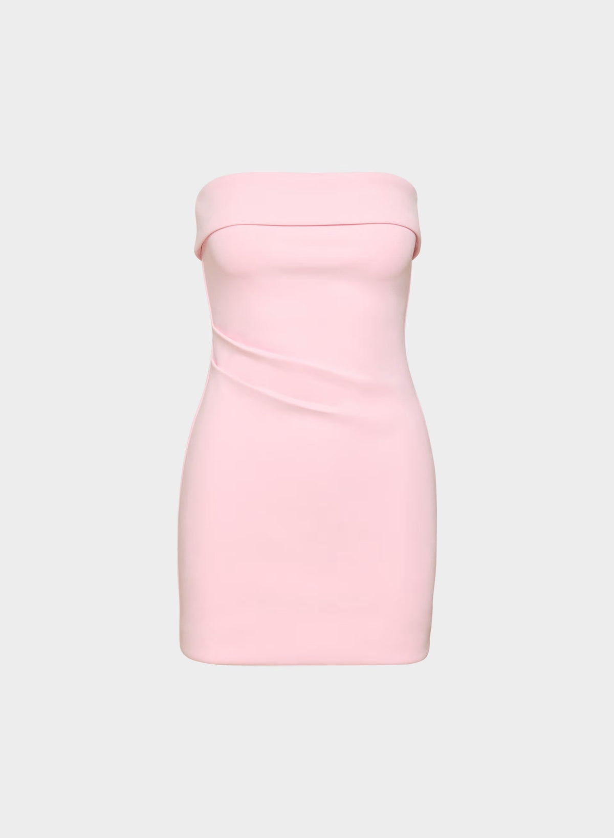 FigureKnit™ Eyecatcher Mini Dress - MILKSHAKE PINK