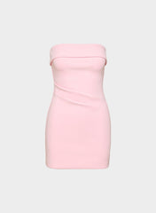 FigureKnit™ Eyecatcher Mini Dress - MILKSHAKE PINK