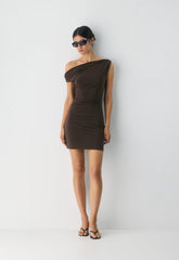 Smooth Matter™ Gallery Dress - RICH MOCHA BROWN