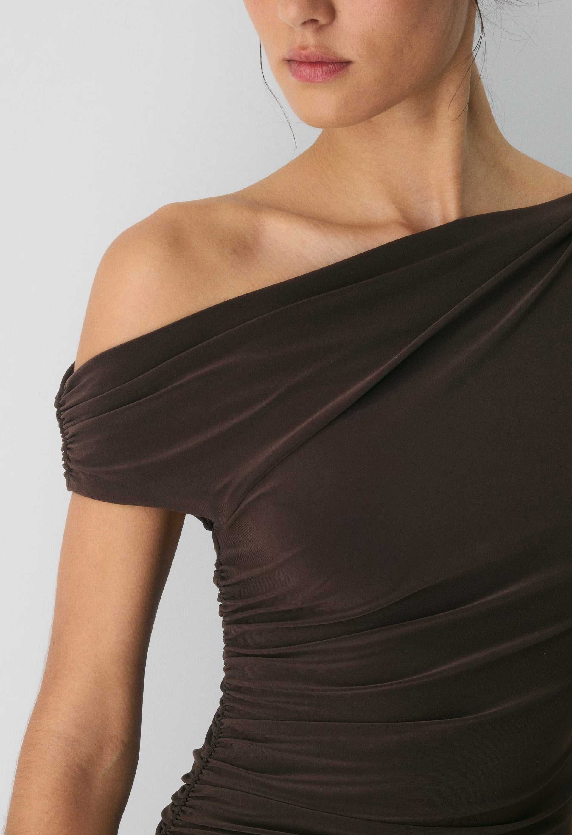 Smooth Matter™ Gallery Dress - RICH MOCHA BROWN