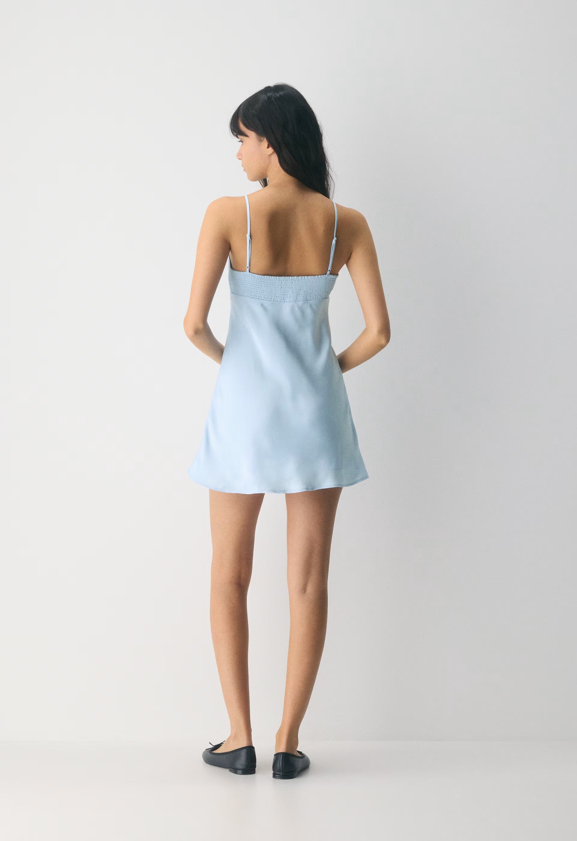 Icing Satin Dress - VILLA BLUE