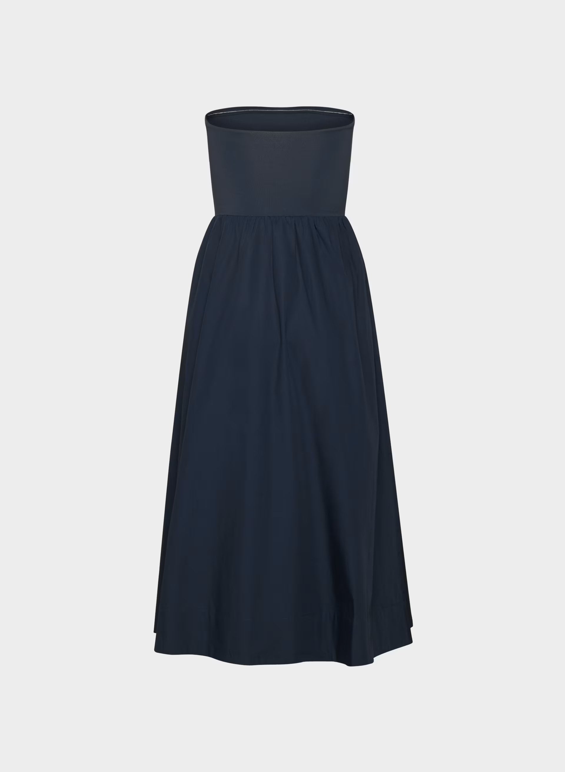 Fluid Poplin Dress - ADMIRAL