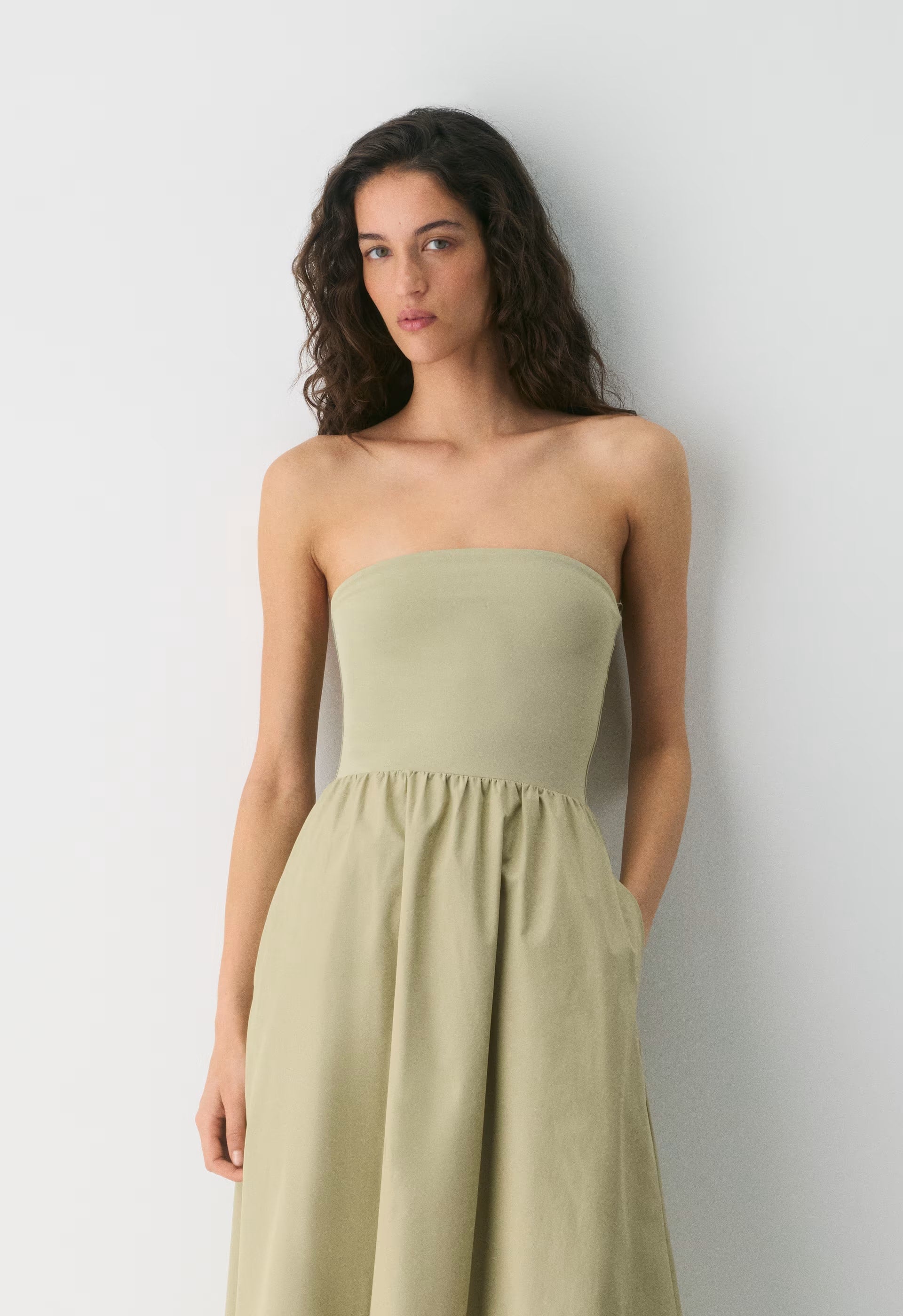 Fluid Poplin Dress - ADMIRAL