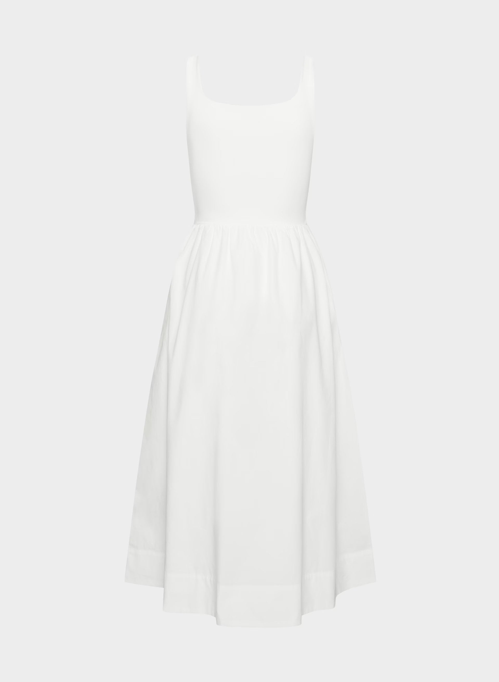 Revive Poplin Dress - BRIGHT WHITE