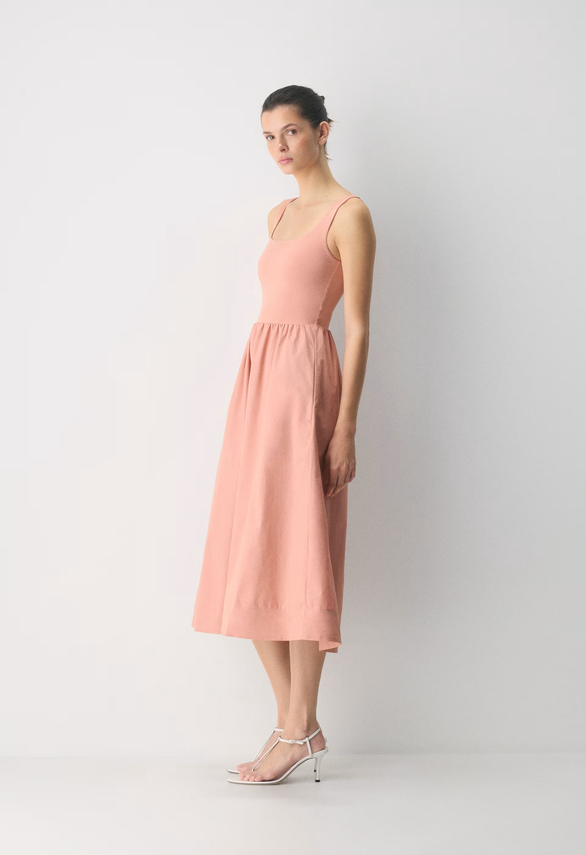 Revive Poplin Dress - KILN PINK